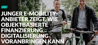 pedelec-elektro-fahrrad.de: Junger E-Mobility- Anbieter zeigt, wie objektbasierte Finanzierung Digitalisierung voranbringen kann