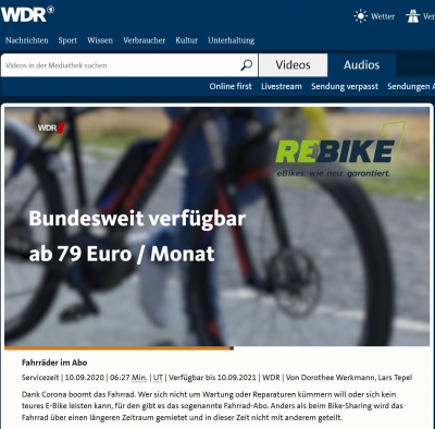 WDR - Fahrräder im Abo