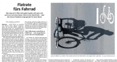 Süddeutsche Zeitung - Flatrate fürs Fahrrad